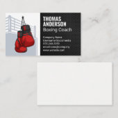 Boxhandschuhe | Boxring Visitenkarte (Vorne/Hinten)