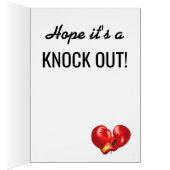 Boxhandschuhe Design Geburtstagskarte (Innen (Rechts))