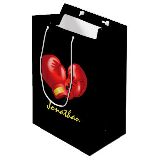 Boxhandschuhe Design Geschenktasche Mittlere Geschenktüte