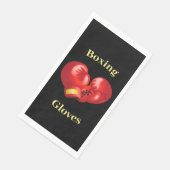 Boxhandschuhe Design Handtuch Napkins Serviette (Ecke)