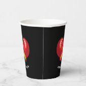 Boxhandschuhe Design Paper Cup Pappbecher (Rechts)