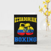 Boxhandschuhe Ecuador Pride Boxing Mens Karte (Gelbe Blume)