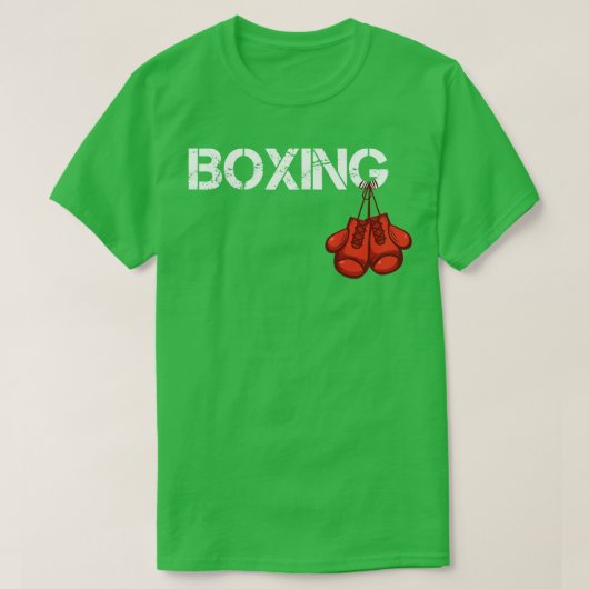 Boxhandschuhe für Boxer T-Shirt (Design vorne)