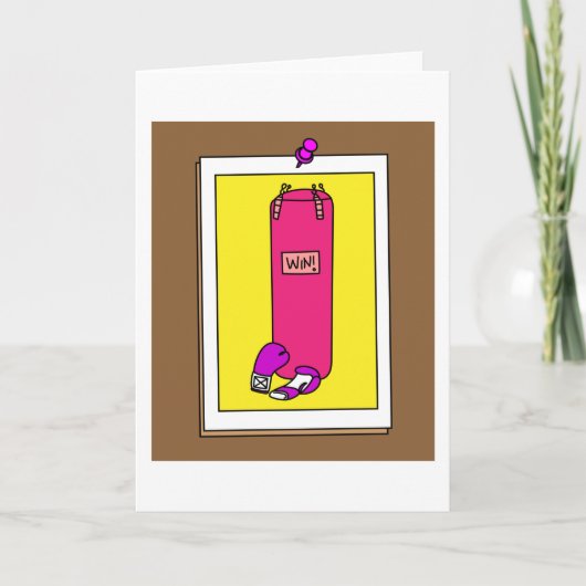 Boxhandschuhe für Frauen Karte (Vorderseite)