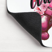 Boxhandschuhe für Krieger rosa, blühende, gespenst Mousepad (Ecke)