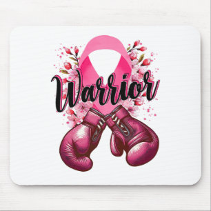 Boxhandschuhe für Krieger rosa, blühende, gespenst Mousepad