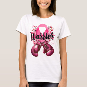 Boxhandschuhe für Krieger rosa, blühende, gespenst T-Shirt