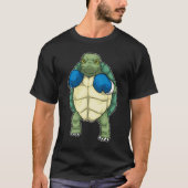 Boxhandschuhe für Turtle Boxer Boxing T-Shirt (Vorderseite)