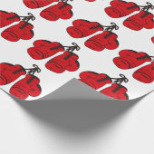 Boxhandschuhe Geschenkpapier (Ecke)