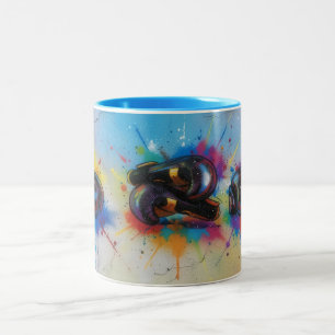 Boxhandschuhe Graffiti-Stil Kunst Tasse
