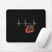 Boxhandschuhe Herzschlag Ekg Pulsschlag Mixed Mart Mousepad (Mit Mouse)