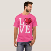 Boxhandschuhe "I Liebe Boxing" Boxbox T-Shirt (Vorne ganz)