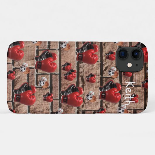 Boxhandschuhe Iphone Case (Rückseite (Horizontal))