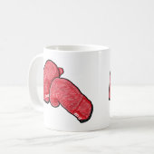 Boxhandschuhe Kaffeetasse (Vorderseite Links)