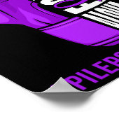 Boxhandschuhe kämpfen niemand allein gegen Epileps Poster (Ecke)