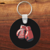 Boxhandschuhe kämpfen Sportboxstudentin Schlüsselanhänger (Vorderseite)