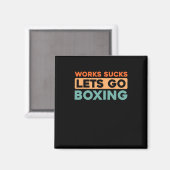 Boxhandschuhe - Kämpfer Sparring Boxen Magnet (Vorderseite/Rückseite)
