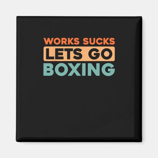 Boxhandschuhe - Kämpfer Sparring Boxen Magnet (Vorne)