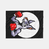 Boxhandschuhe Kangaroo Kickboxen Kampf Sport Mma Fleecedecke (Vorderseite (Horizontal))
