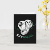 Boxhandschuhe Karte (Gelbe Blume)