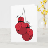 Boxhandschuhe Karte (Gelbe Blume)