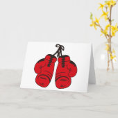 Boxhandschuhe Karte (Gelbe Blume)