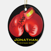 Boxhandschuhe Keramik Ornament (Links)