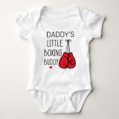 Boxhandschuhe - Kickboxing - Daddy's Boxing Buddy Baby Strampler (Vorderseite)