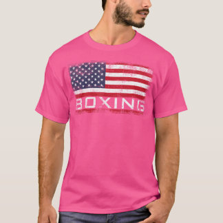 Boxhandschuhe mit amerikanischer Flagge Boxkampf R T-Shirt
