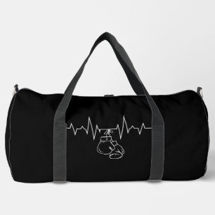 Boxhandschuhe mit Herzschlag  Duffle Bag