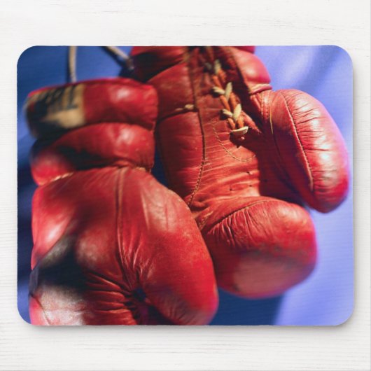 Boxhandschuhe Mousepad (Vorne)
