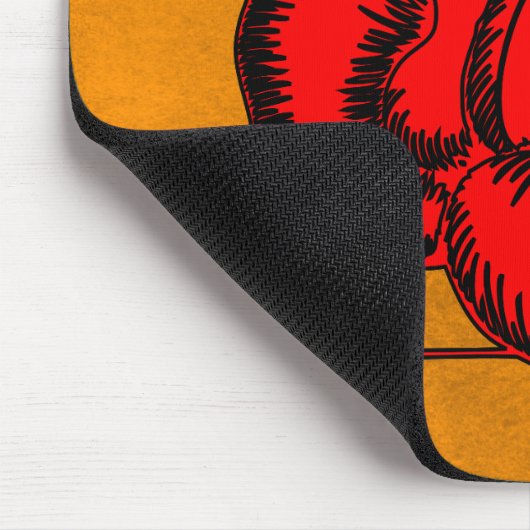 Boxhandschuhe Mousepad (Ecke)