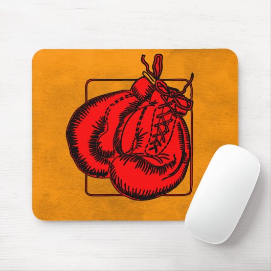 Boxhandschuhe Mousepad (Mit Mouse)