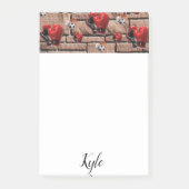 Boxhandschuhe nach der Installation Post-it Klebezettel (Vorderseite)