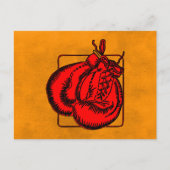 Boxhandschuhe Postkarte (Vorderseite)