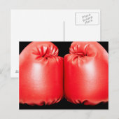 Boxhandschuhe Postkarte (Vorne/Hinten)
