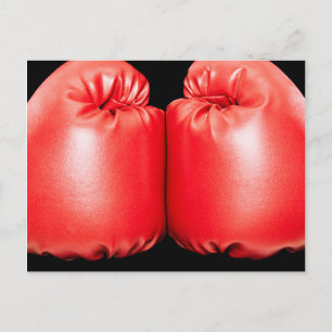 Boxhandschuhe Postkarte