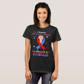 Boxhandschuhe Pulmonalfibrose Krieger T-Shirt (Vorne ganz)