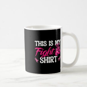 Boxhandschuhe rosa Ribbon Brustkrebs Dies ist mein Kaffeetasse