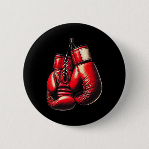 Boxhandschuhe Rot Boxen Sport Boxer Kickboxen  Button