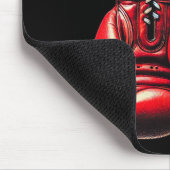 Boxhandschuhe Rot Boxen Sport Boxer Kickboxen  Mousepad (Ecke)