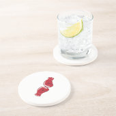 Boxhandschuhe Sandstein Untersetzer (Seite)