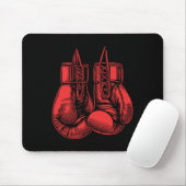 Boxhandschuhe Sport Boxer Kickboxer Workout Fighti Mousepad (Mit Mouse)