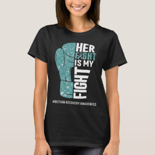 Boxhandschuhe Suchtbewältigung Krieger T-Shirt
