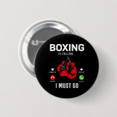 Boxhandschuhe Telefonanzeige Boxen rufen ich MiU a Button (Vorne & Hinten)