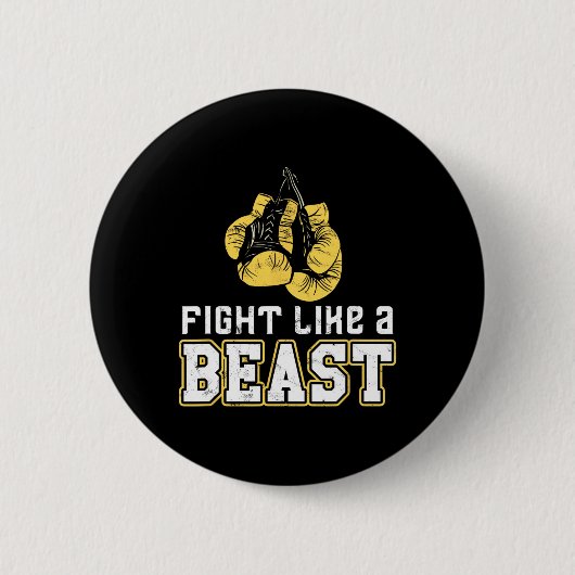 Boxhandschuhe Thai Boxing Muay Thai Kickboxen Fech Button (Vorderseite)