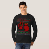 Boxhandschuhe Ugly Sweater Christmas T-Shirt (Vorne ganz)