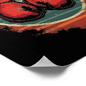 Boxhandschuhe Vintag Poster (Ecke)