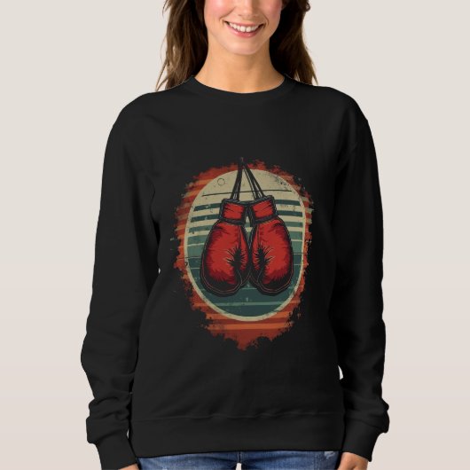 Boxhandschuhe Vintage Sweatshirt (Vorderseite)