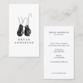 Boxhandschuhe Visitenkarte (Vorne/Hinten)